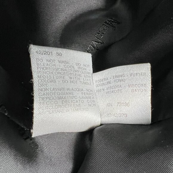 MAX MARA Teddy Bear Coat in Black Alpaca and Virgin wool 16 Made in Italy - Picture 9 of 10